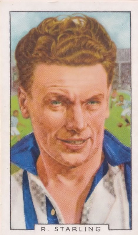 Ronald Starling Hull Football Newcastle United 1930s Cigarette Card