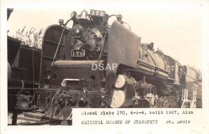C71/ St Louis Missouri Mo Railroad RPPC Postcard c1950 Museum of Transport Loco