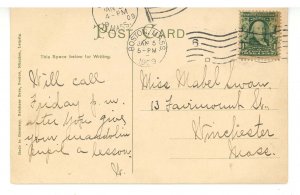 MA - Boston. Franklin Park, A Resting Place ca 1909