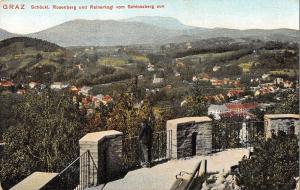 BG34320 graz schocki rosenberg und rainerkogl vom schlossberg austria