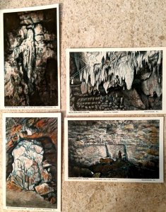 Four Woodward Cave, Woodward Pa  Postcards