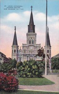 Saint Louis Cathedral Jackson Square New Orleans Louisiana 1941