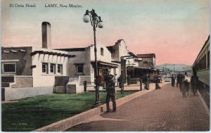 LAMY, NM New Mexico EL ORTIZ  HARVEY HOUSE Santa Fe Railway c1910s    Postcard