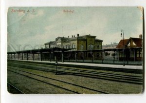 3147244 GERMANY BERNBURG a. S. Station Vintage postcard