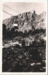 South Africa Cableway Table Mountain Cape Town Vintage RPPC 09.11