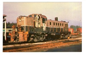 Pacific Great Eastern Railway Train, North Vancouver, British Columbia 1972