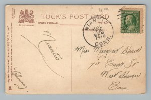 Raphael Tuck U.S. Army 2597 Damaged Peeling Postcard 