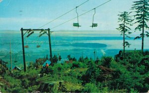Canada Grouse Mountain Chairlift Vancouver Vintage Postcard 07.53