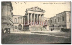 Old Postcard Montpellier Courthouse