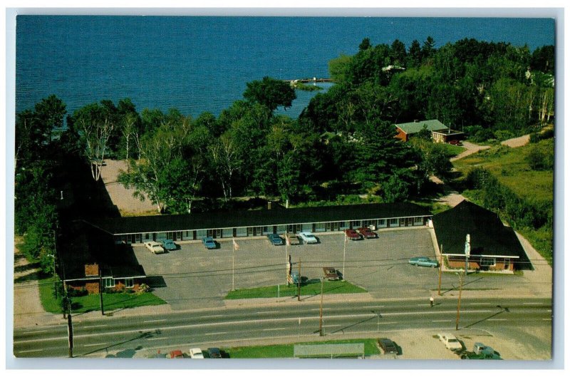 North Bay Ontario Canada Postcard Imperial Motor Hotel & Dining Room c1950's