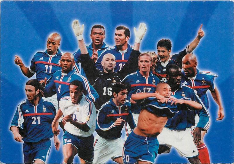 France Football Team Postcard
