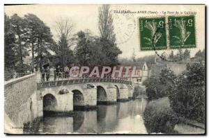 Old Postcard Tillieres Sur Avre Le Pont De La Guillerie