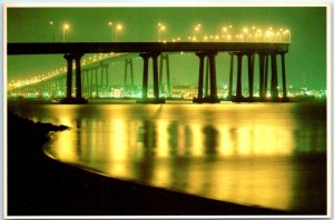 Postcard - San Diego To Coronado Bridge - San Diego, California