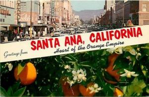 CA, Santa Ana, California, Street Scene, Oranges, Multi View, H.S. Crocker