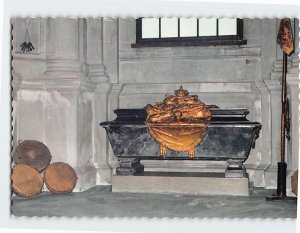 Postcard Karl XII:s sarkofag i Karolinska gravkoret, Riddarholmen Church, Sweden