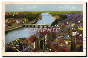 Old Postcard Angers General view of Maine