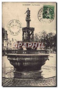 Old Postcard Guingamp La Fontaine