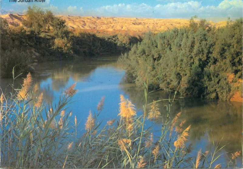 Post card Jordan river scenic view