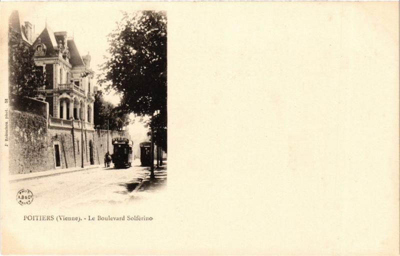 CPA POITIERS - Le Boulevard Solferino (255768)