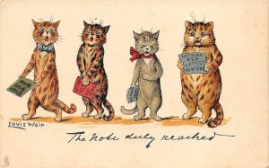 Raphael Tuck & Sons Serie Artist Louis Wain unused 