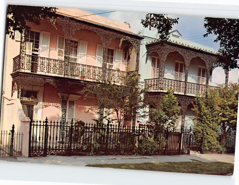 Postcard Lovely Antebellum Homes, Vieux Carre, New Orleans, Louisiana