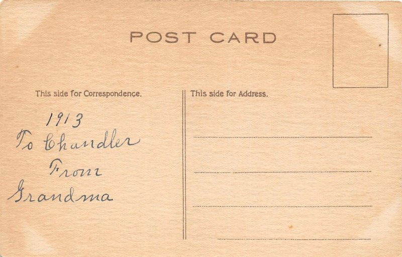 F95/ Santa Claus Merry Christmas Postcard c1910 Pipe Smoking 9