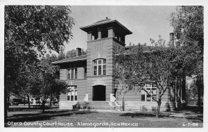 G60/ Alamogordo New Mexico RPPC Postcard 1953 Otero County Court House