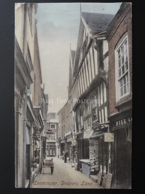 Herefordshire LEOMINSTER Drapers Lane c1905 by Frith 51922