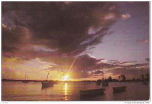 Sunset at Grand Baie , MAURITIUS , 50-70s
