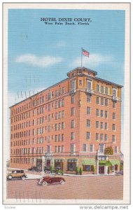 Hotel Dixie Court, WEST PALM BEACH, Florida, PU-1938