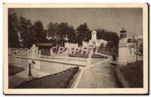 Old Postcard Basilica De Lisieux The outdoor Way of the Cross General view