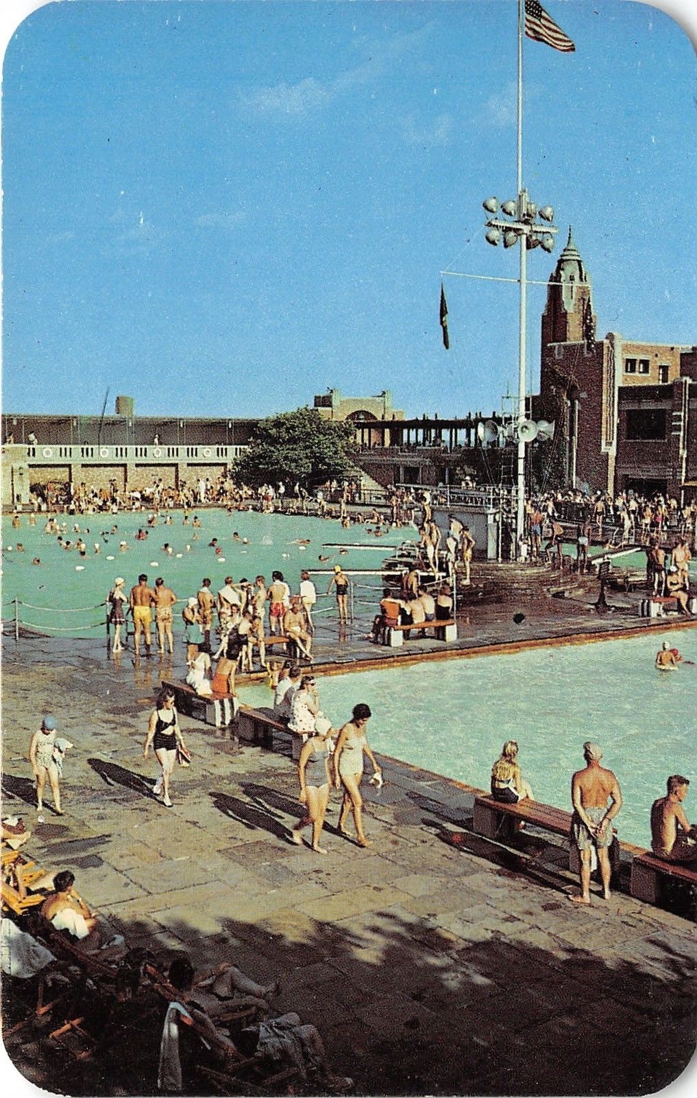 Long Island New Yorkjones Beach West Bathhouse Swimming