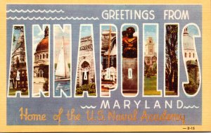 Greetings From Annapolis Maryland Home Of The U S Naval Academy