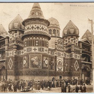 1910 Mitchell, SD SHARP RPPC Corn Palace Indian Native Theme Real Photo PC A169