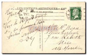 Paris Old Postcard The statuet and Place de la Republique