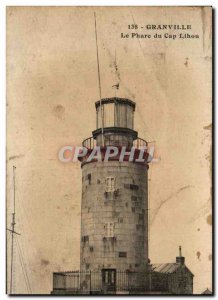 Old Postcard Granville Le Phare Du Cap Lihou