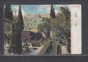 PALESTINE, ISRAEL, JERUSALEM, GARDEN OF GETHSEMANE,1907 ppc., unused.