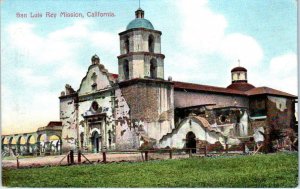 OCEANSIDE, CA  California  MISSION SAN LUIS REY c1910s San Diego County Postcard