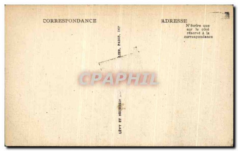 Old Postcard Chantilly Entree du Chateau