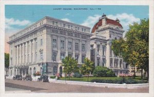 Illinois Rockford Court House 1938