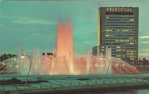 1960's Fountain of Friendship, St John's Park, Jacksonville, FL Chrome Postcard