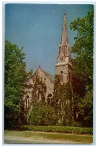 c1960 Beautiful Stone Chapel Drury College Campus Springfield Missouri Postcard