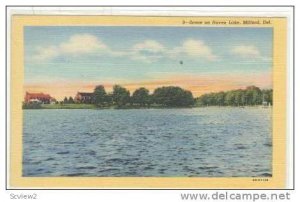 Peaceful Scene On Haven Lake, Mulford, Delaware, 30-40s