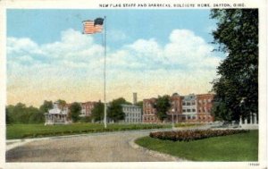 New Flag Staff and Barracks, Soldiers' Home - Dayton, Ohio