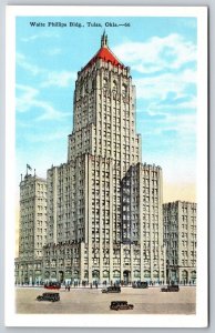 Waite Phillips Building Tulsa Oklahoma OK UNP Unsued WB Postcard B14