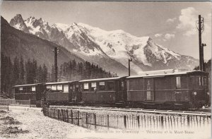 Chemin de fer Chamonix - Valorcine et le Mont-Blanc France Train Postcard E80