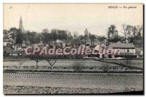 Old Postcard Senlis Vue Generale