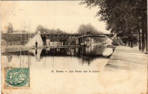 CPA Reims - Les Ponts sur le Canal (277068)