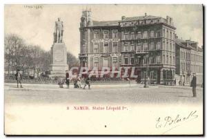 Old Postcard Namur Statue Leopold 1st ophthalmologic Institute