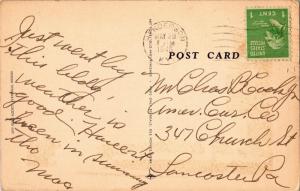 Elks Home Henderson Kentucky c1946 Vintage Postcard M29